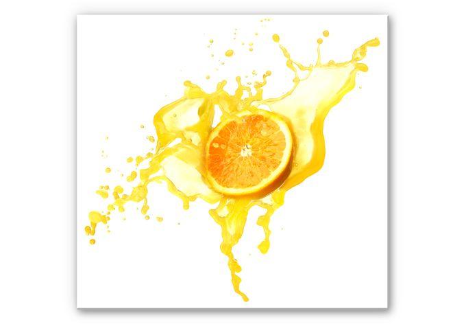 Tableau Forex - Orange écrasée - Format carré