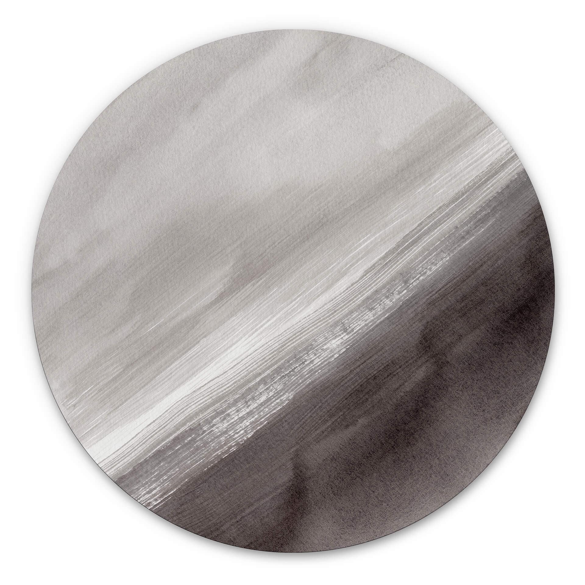 Tableau sur alu Dibond Nouveauprints - Cristal de roche - Rond