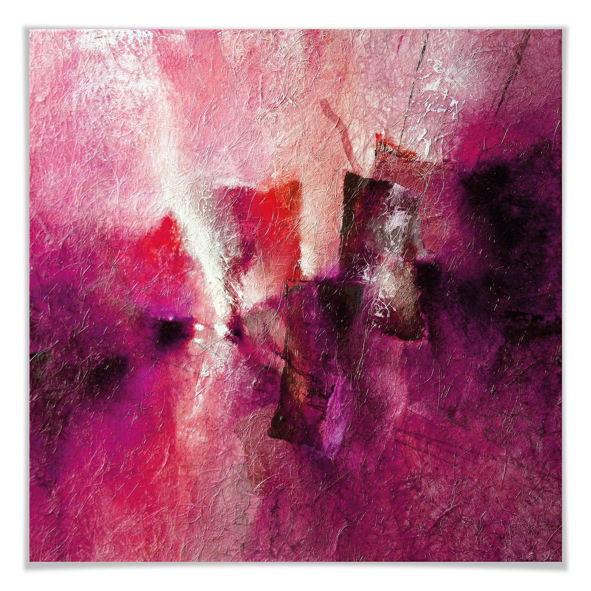 Póster - Schmucker - Composición abstracta en magenta