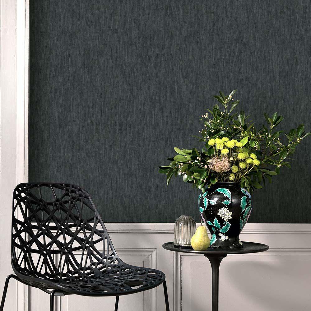 tapet glitter, fleece tapet Fashion for Walls 4 af Guido Maria Kretschmer sort