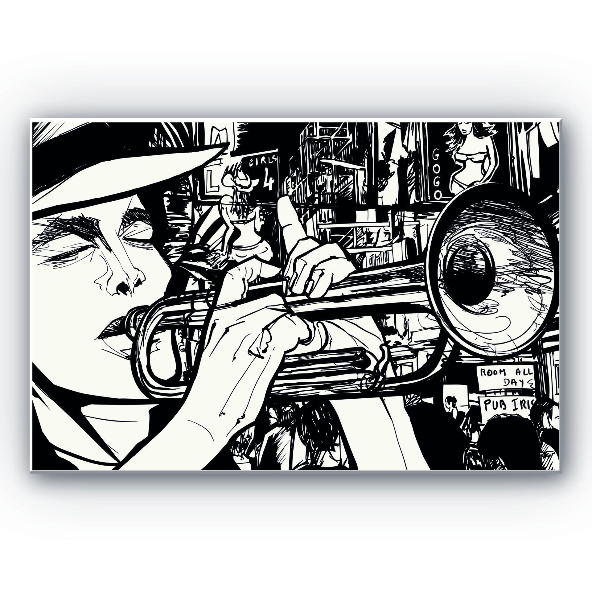 Tableau Forex - Sound of a Street Musician