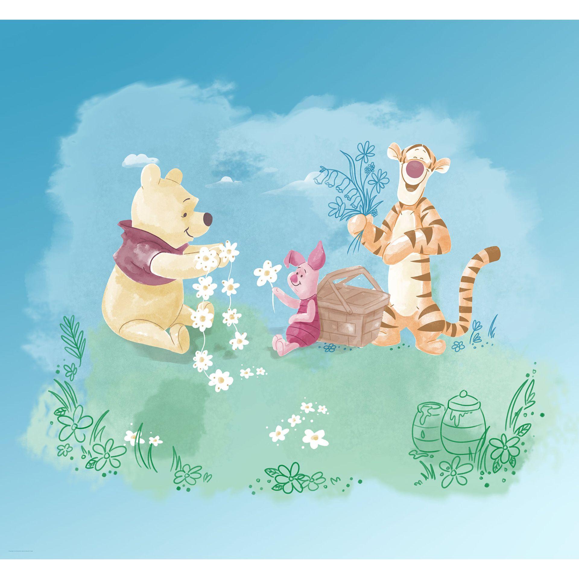 Tapet - Winnie the Pooh Picnic - 300 x 280 cm