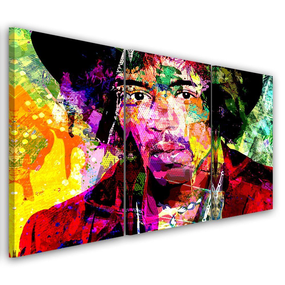 3 stykke lærredstryk, Jimmy Hendrix Music