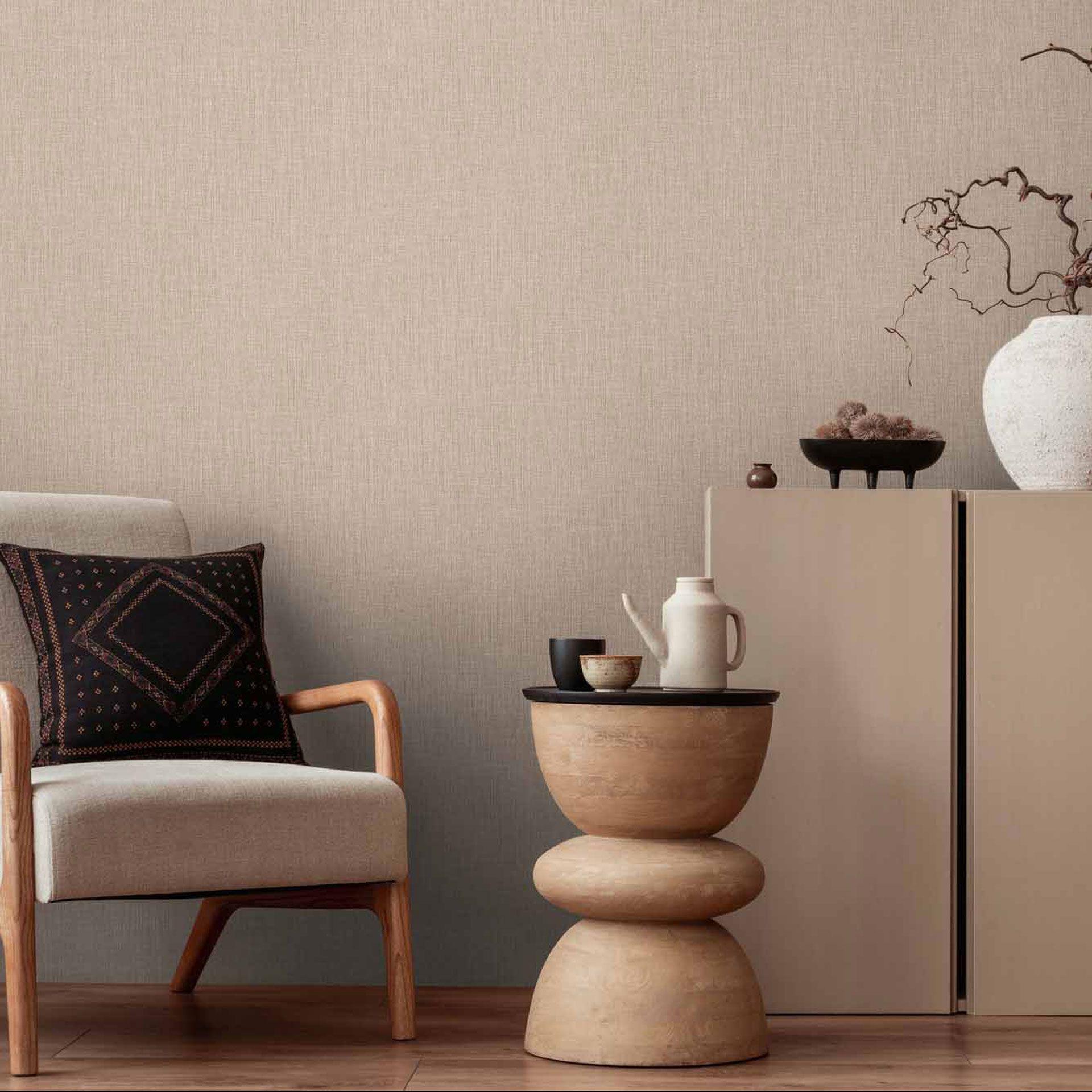 Daniel Hechter Papier peint uni Beige 