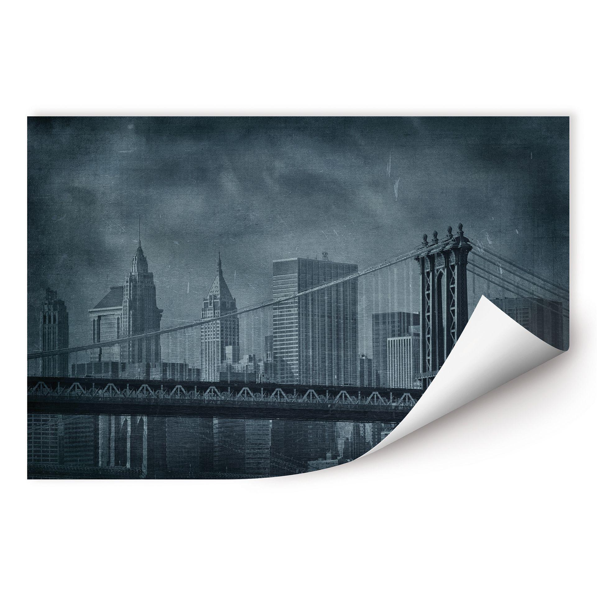 Poster autocollant - W - New York Bridge