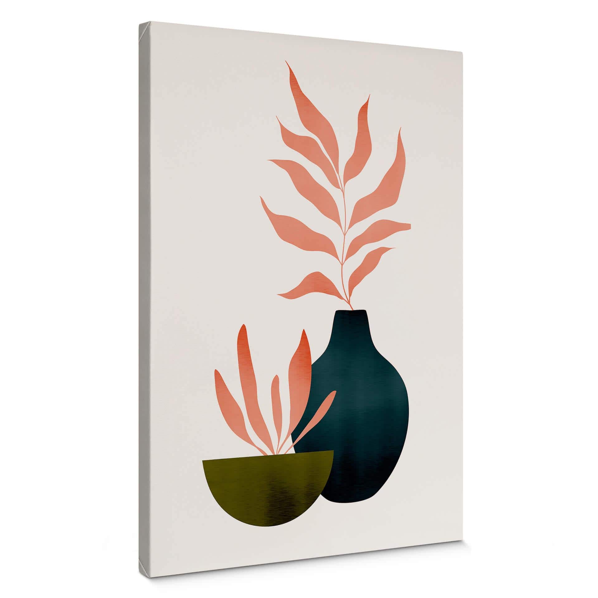 Lienzo Kubistika - Plantas otoñales