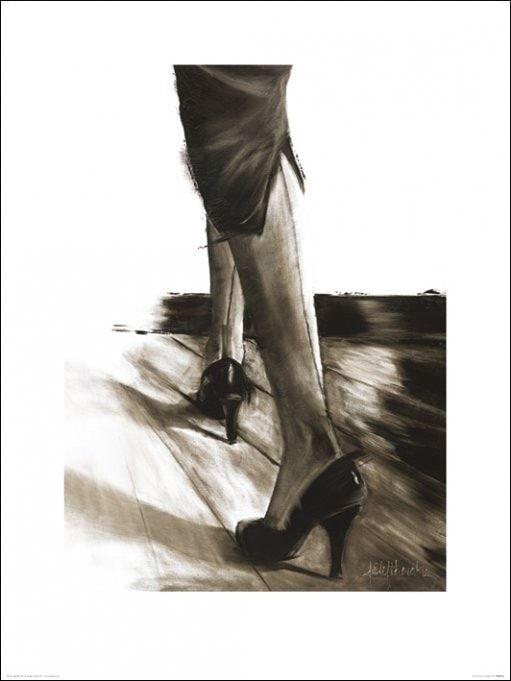 Plakat Janel Eleftherakis - Little Black Dress IV Kunsttryk (60 x 80 cm)