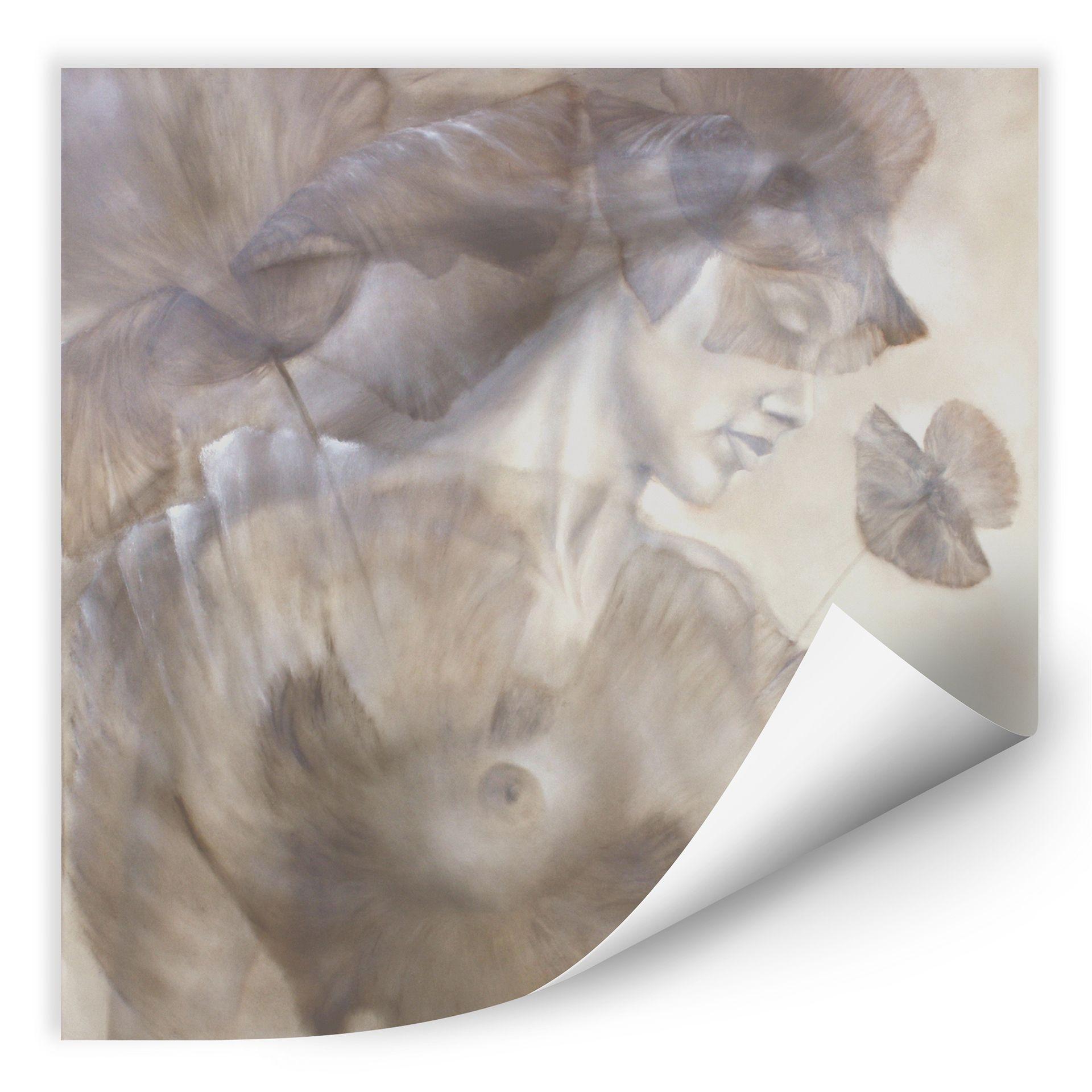 Zelfklevende Poster - Schmucker - Naked Poppy