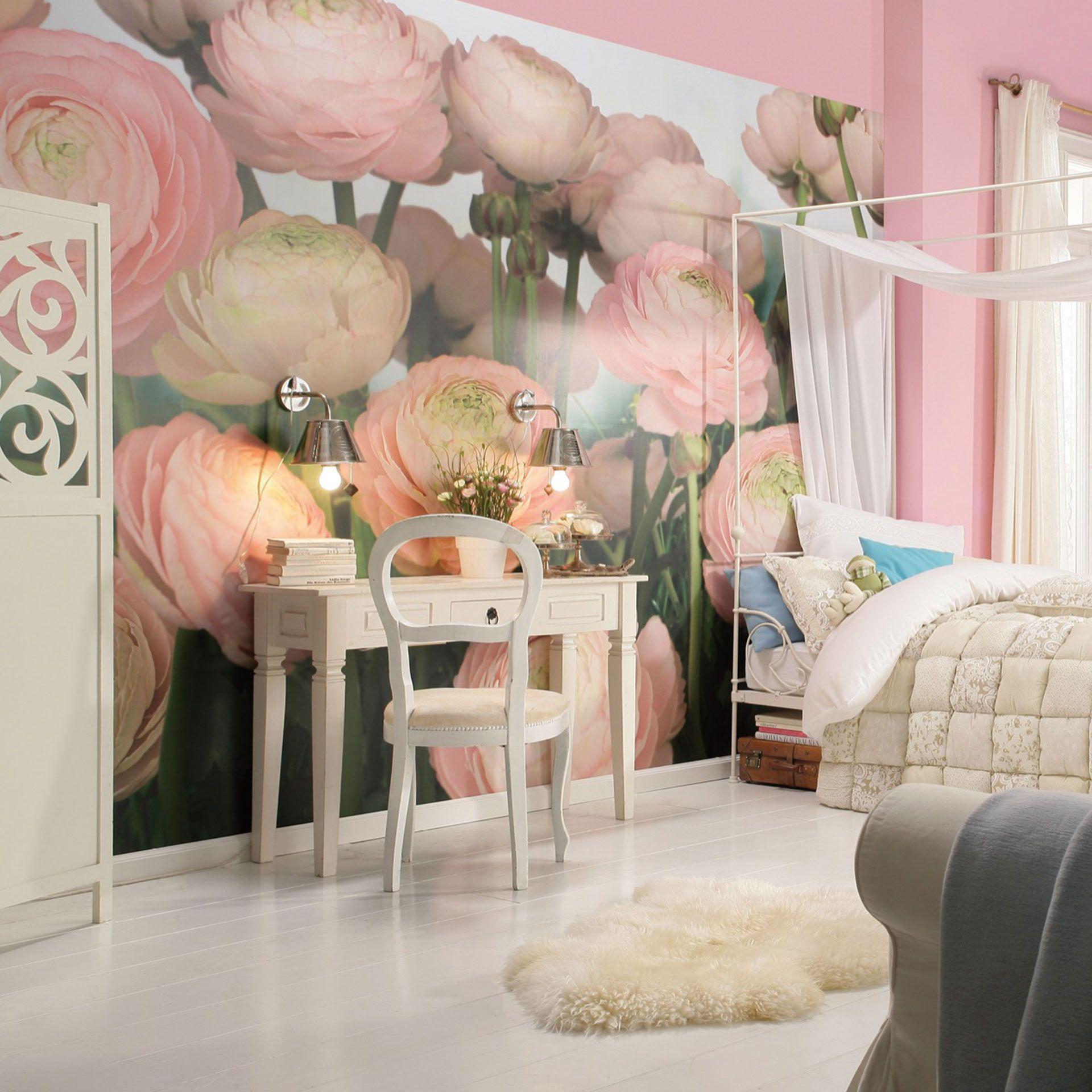 Fotobehang Papierbehang Gentle Pink