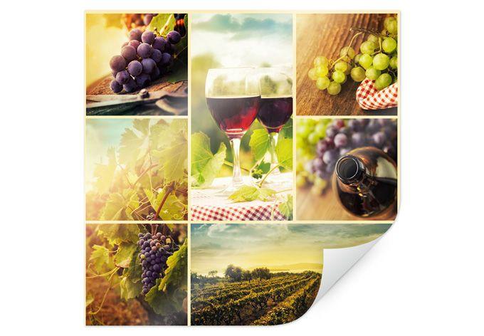 Poster - Collage de vin