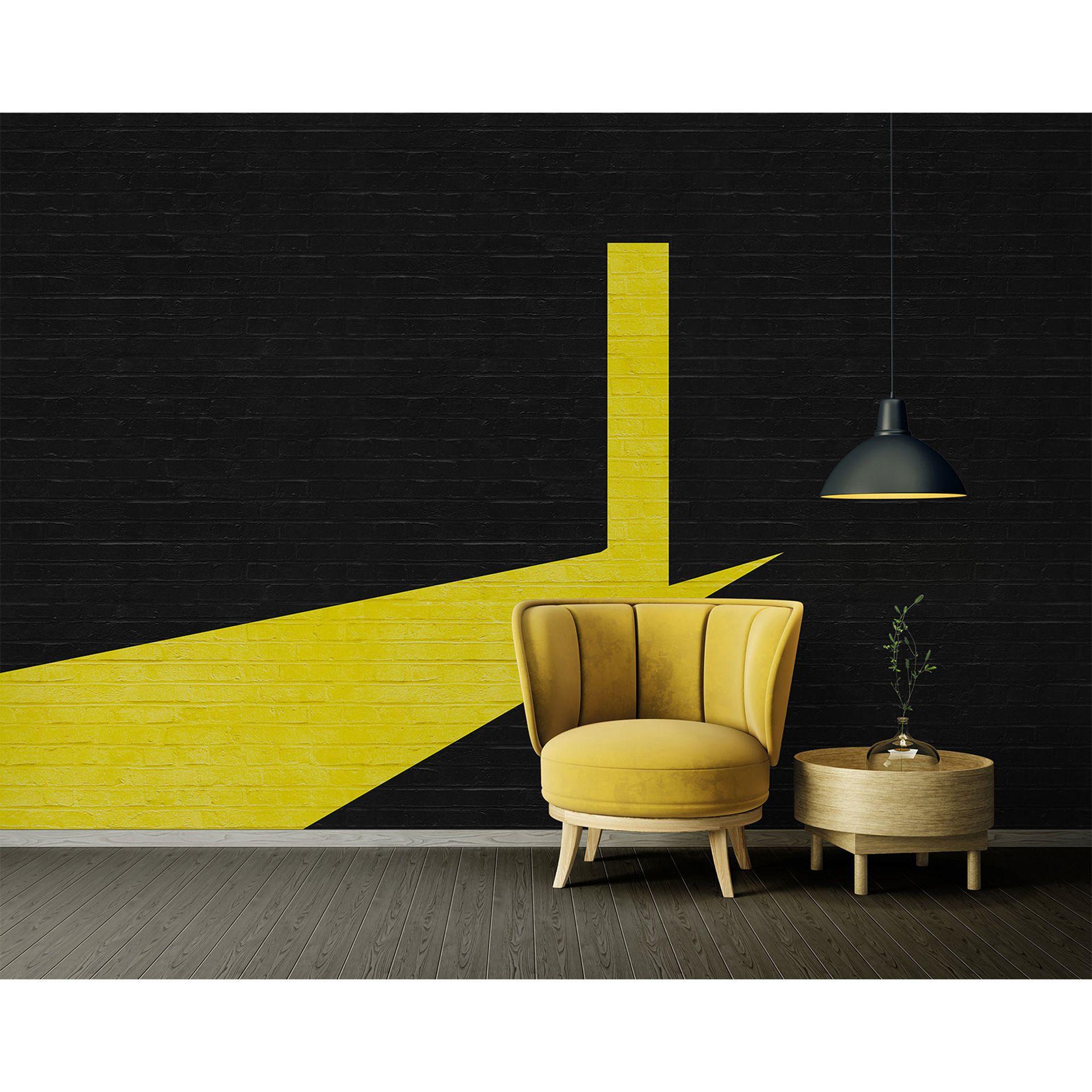 Architects Paper Papier peint photo Atelier 47 Duo Colour noir, jaune