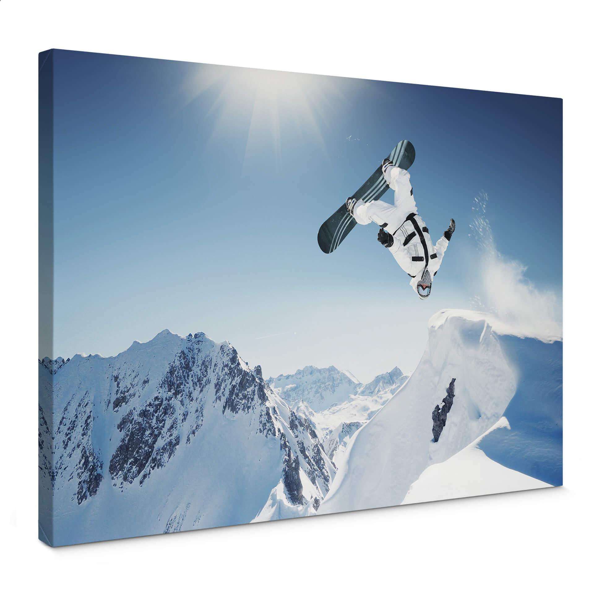 Snowboarder - Lærredsprint
