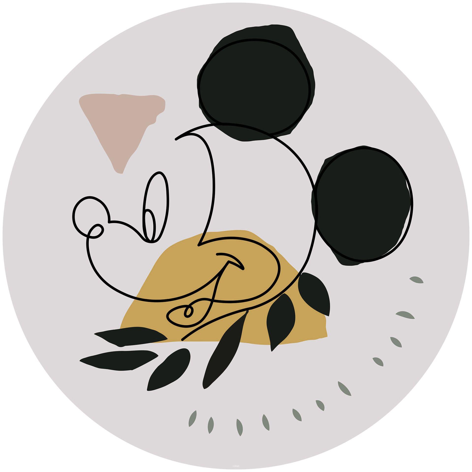 Selvklæbende tapet - Mickey Modern Art - 125 x 125 cm