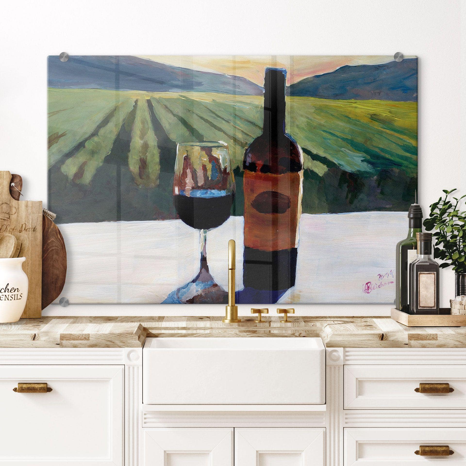 Stænkplade - Vin i Napa Valley
