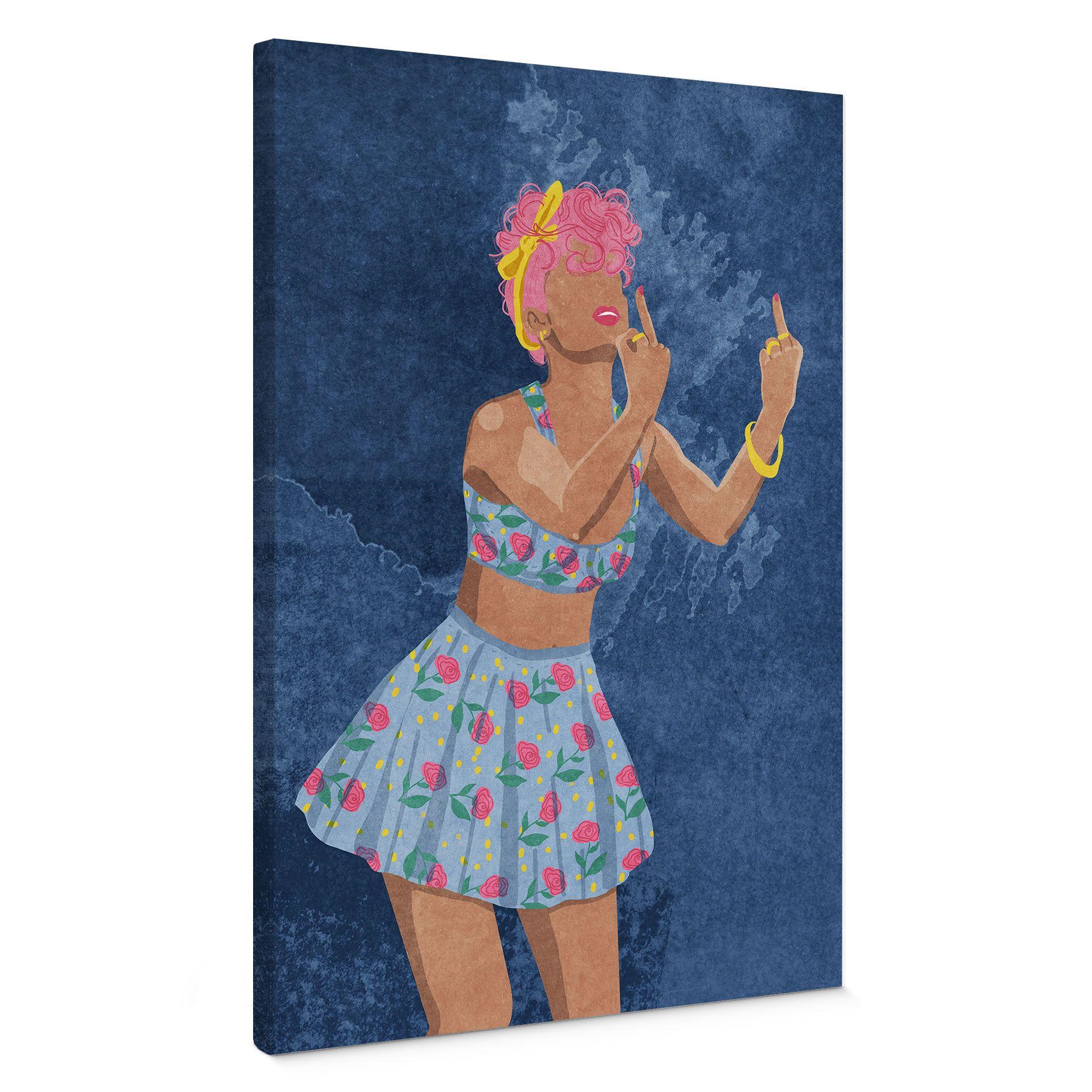 Canvasbillede Rockabilly Girl: Ikke din pige - Oltmanns