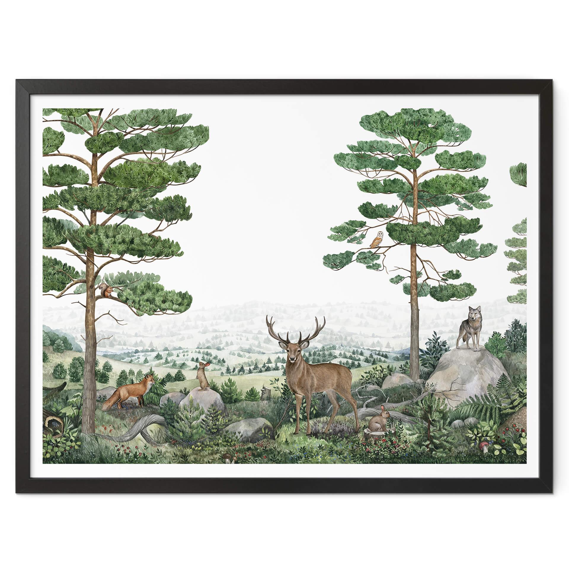 Póster Kikki Belle - Aventuras de animales en el campo