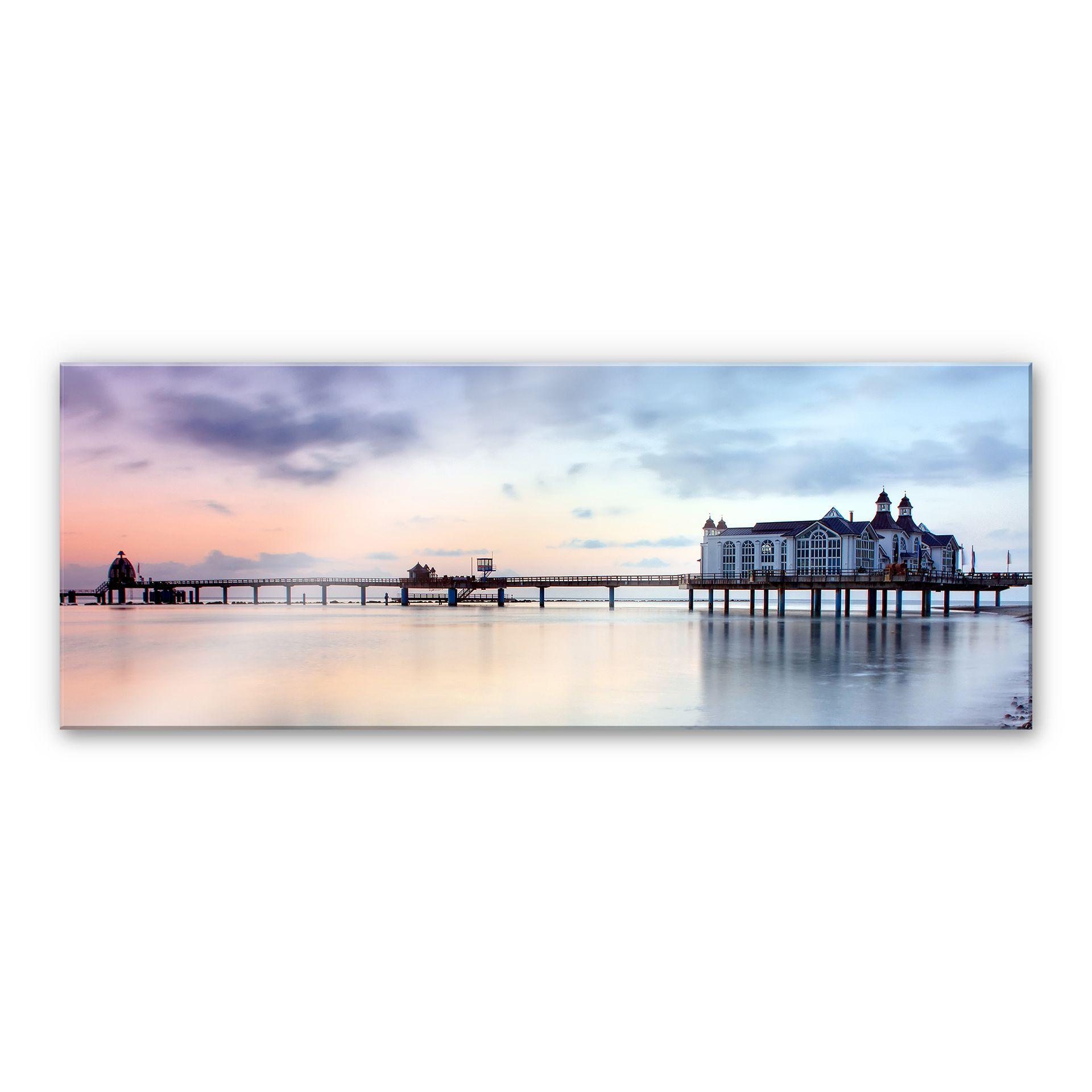 Akrylbillede Seebrücke Sellin - Panorama