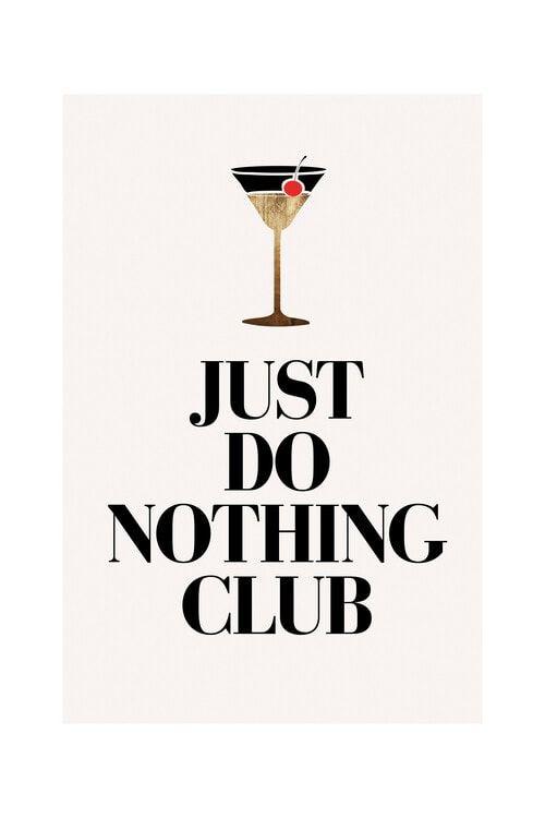 Kunstplakat Kubistika - Just do nothing, plakat (40 x 60 cm)