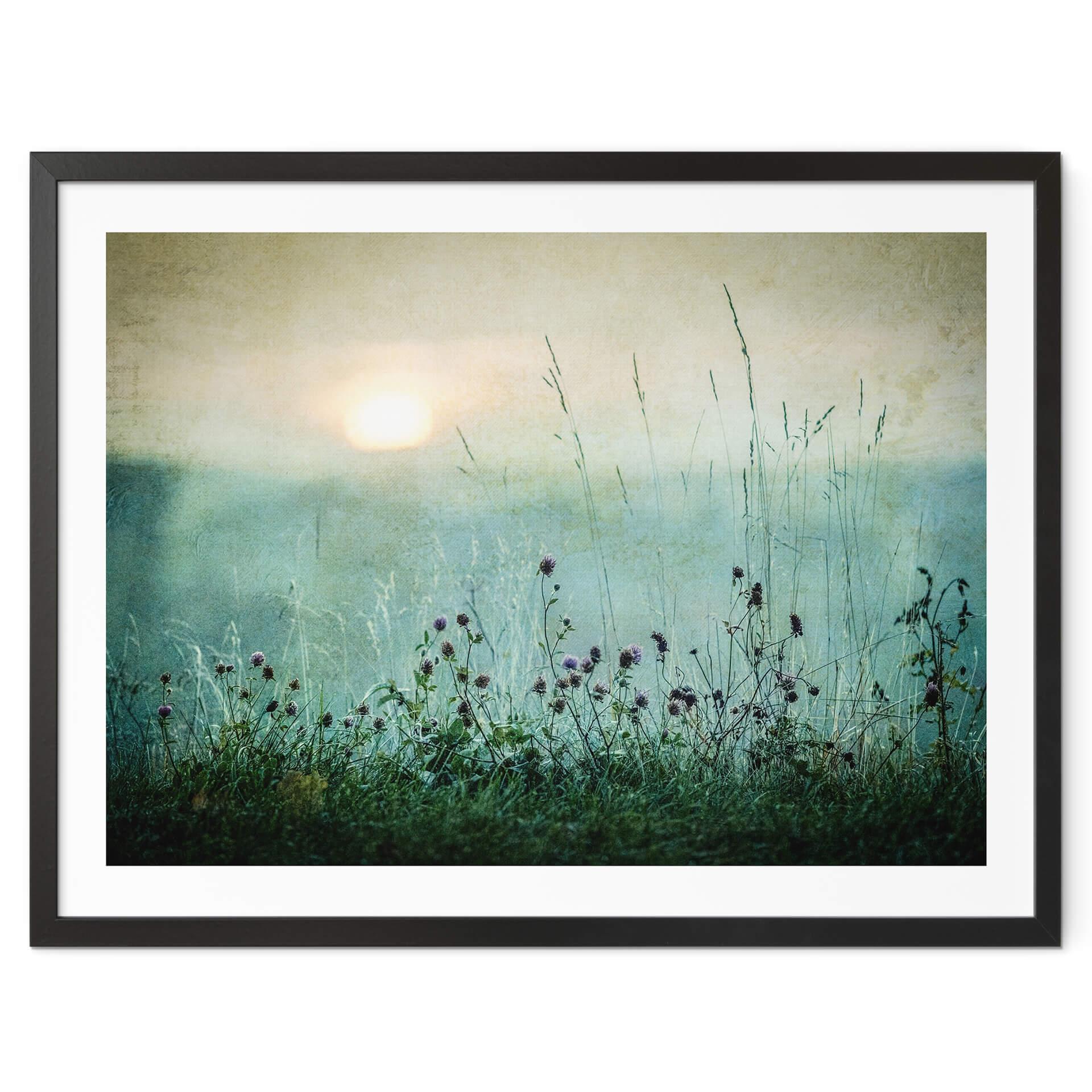Plakat Kværnstrøm - Dew-covered sunrise