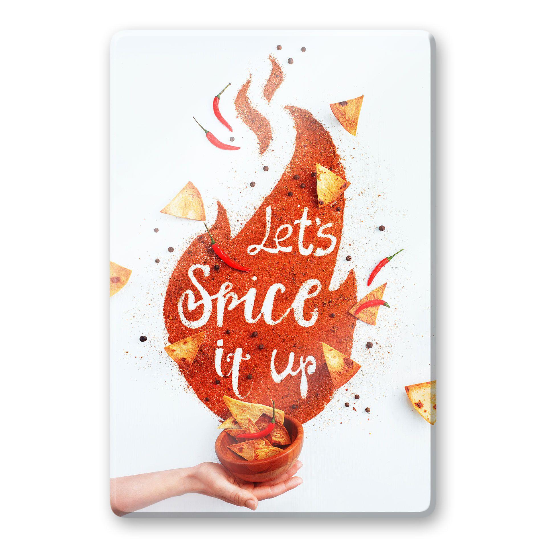 Glasschilderij Belenko - Let's Spice it up