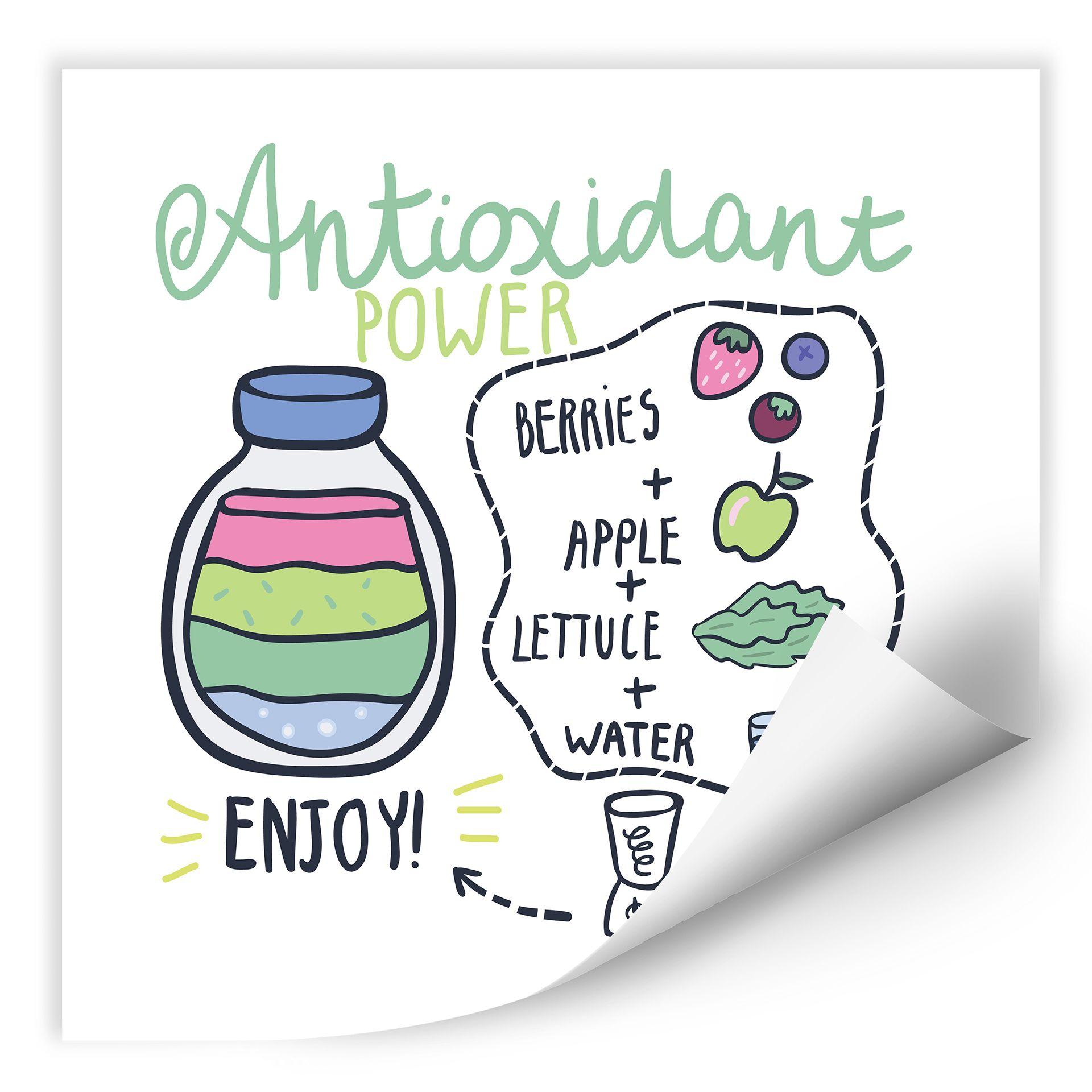 Zelfklevende Poster - Smoothie