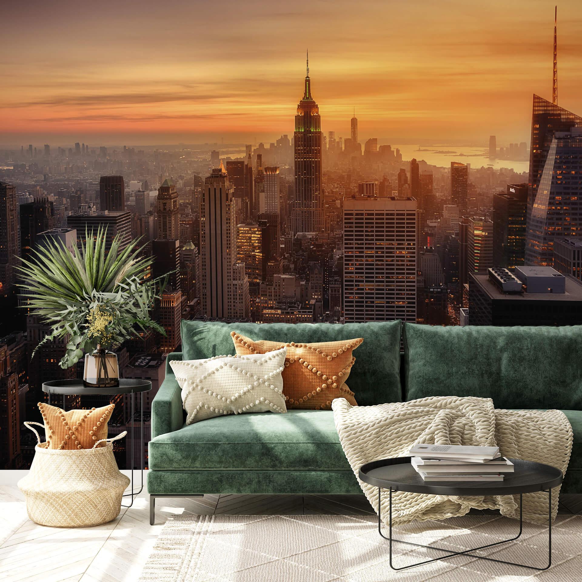 Ruiz Dueso - Fotomural de Nueva York al atardecer