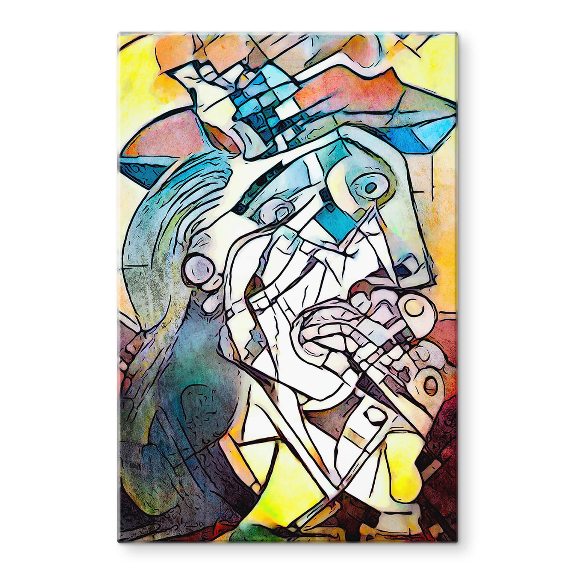 Tableau sur verre Zamart - Hommage à Picasso - La femme