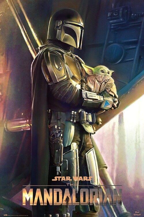 Poster, Film poster Star Wars: The Mandalorian - Clan Of Two 61x91,5 cm
