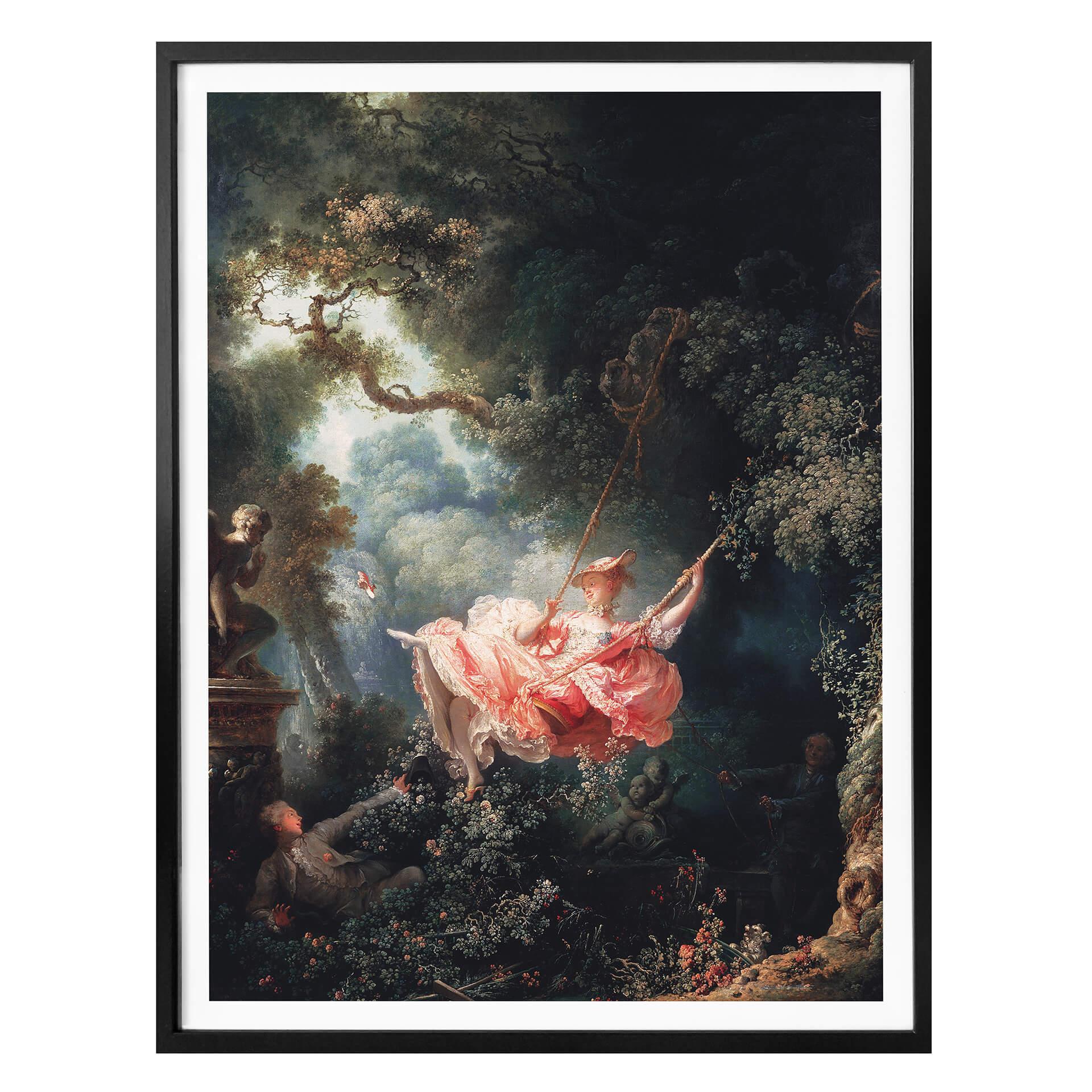 Póster Fragonard - El columpio