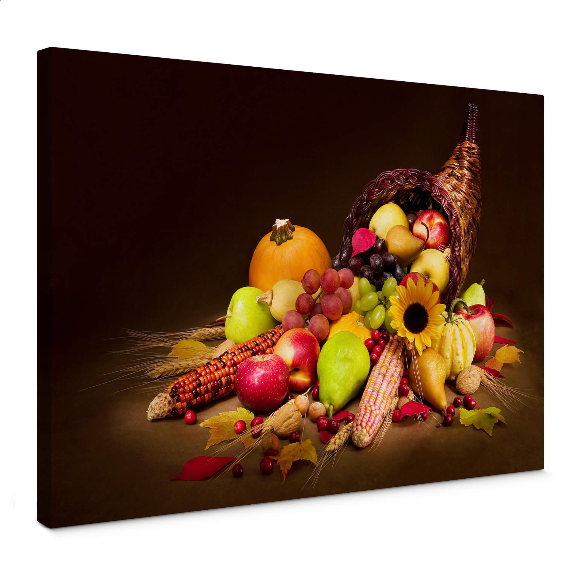 Lienzo Otoño en la cornucopia