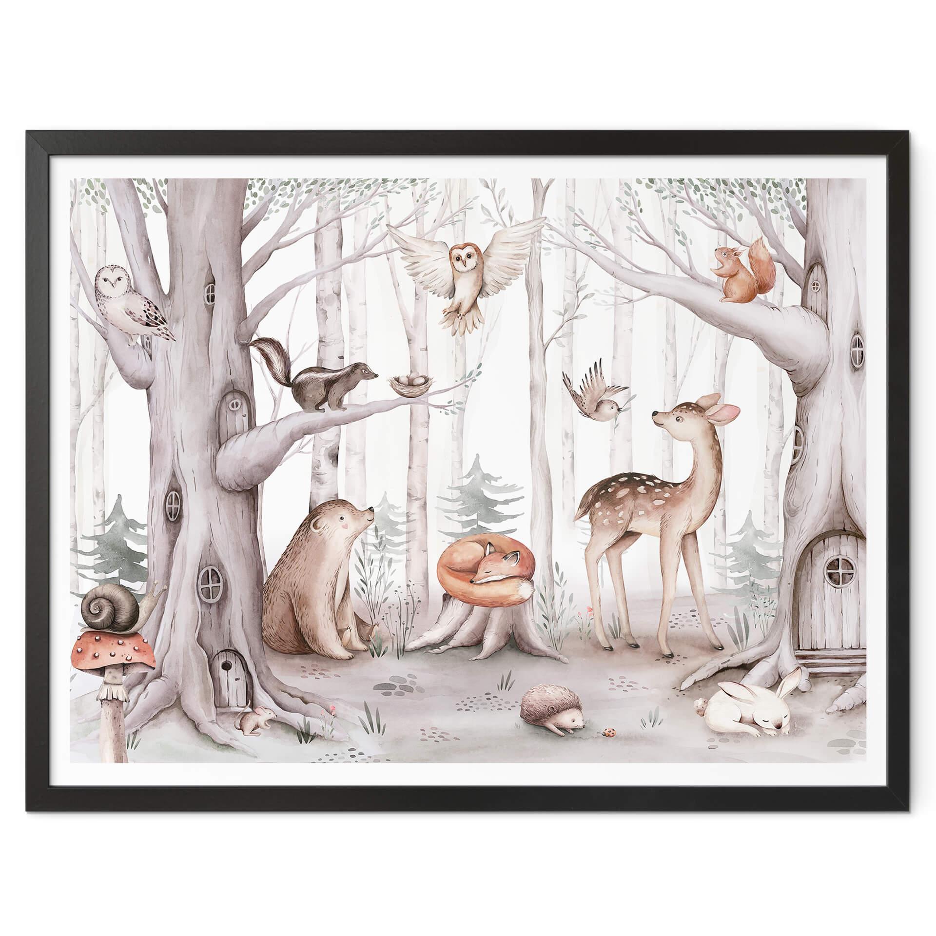 Plakat Kvilis - Sweet Forest Animals