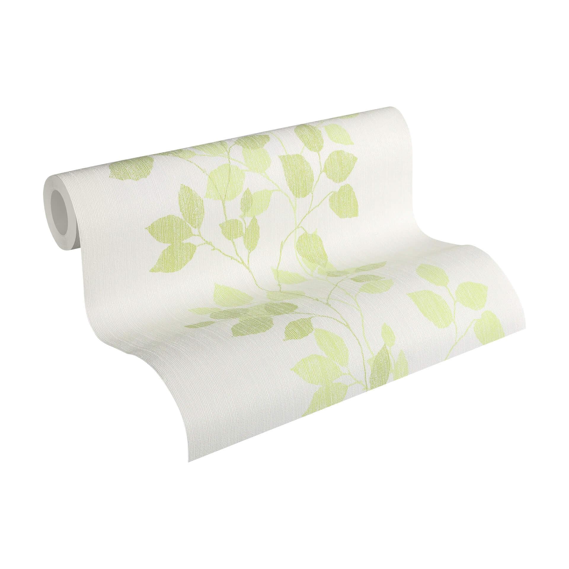 A.S. Création Happy Spring Papier peint fleuris - Vert, Blanc
