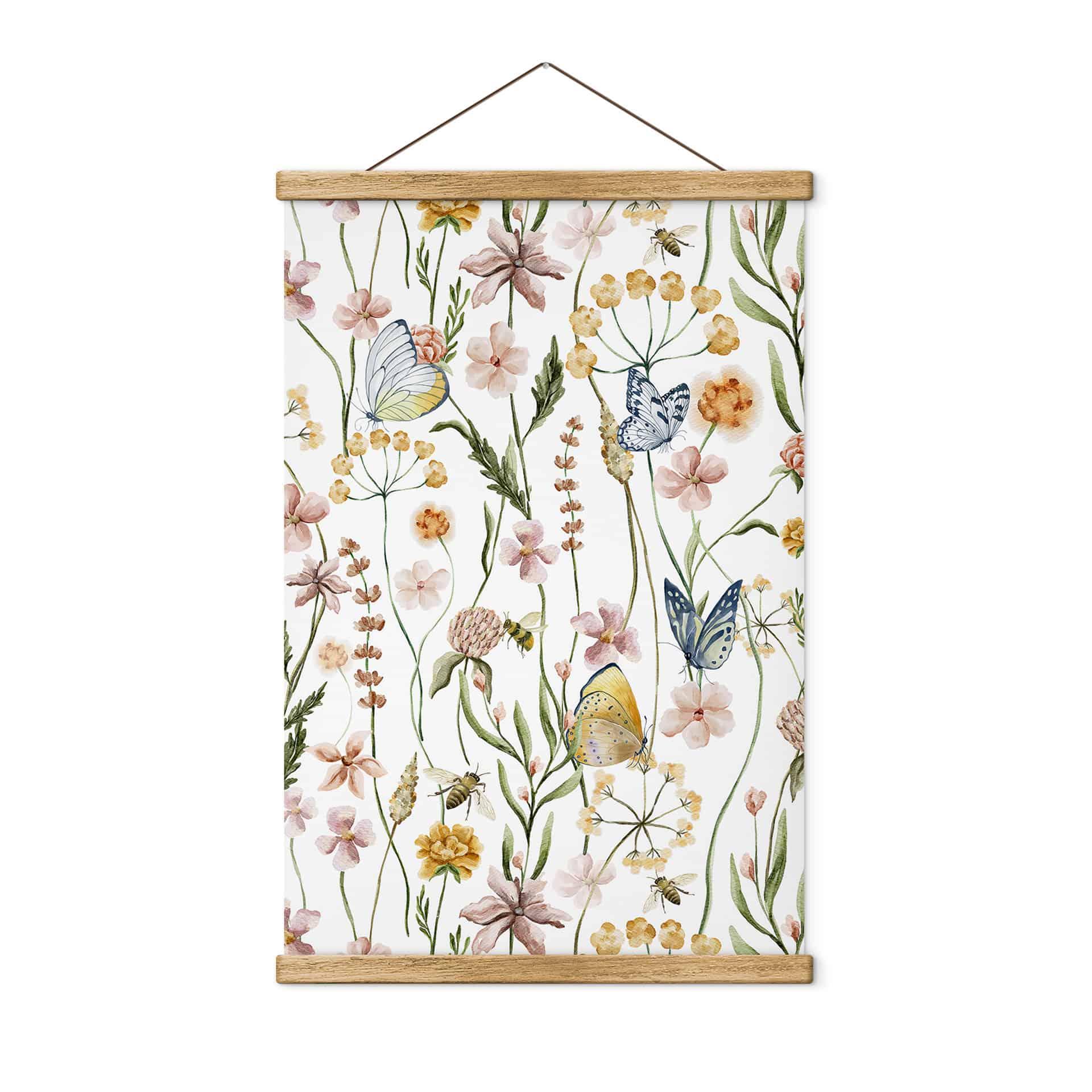 Póster de tela con mariposas - UN Designs