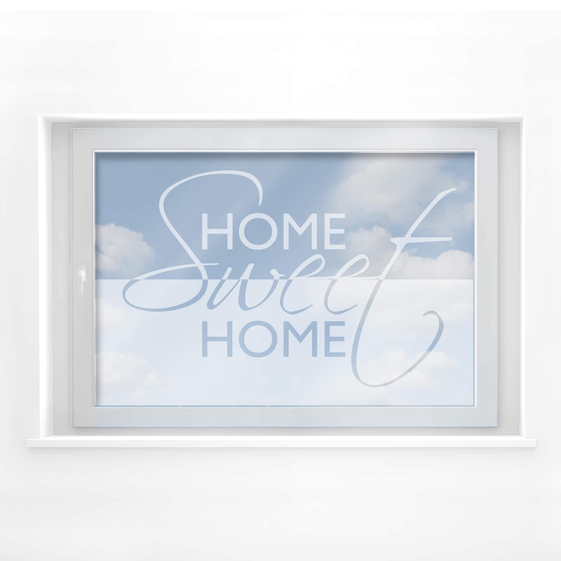 Matteret glas - Home Sweet Home
