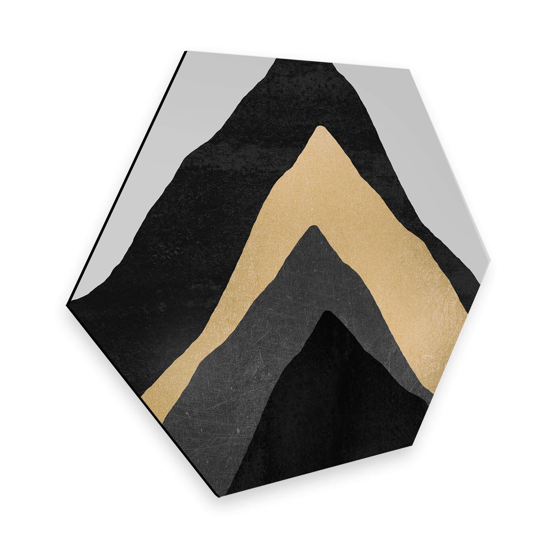Hexagon - Alu-Dibond - Frederiksson - Four Mountains