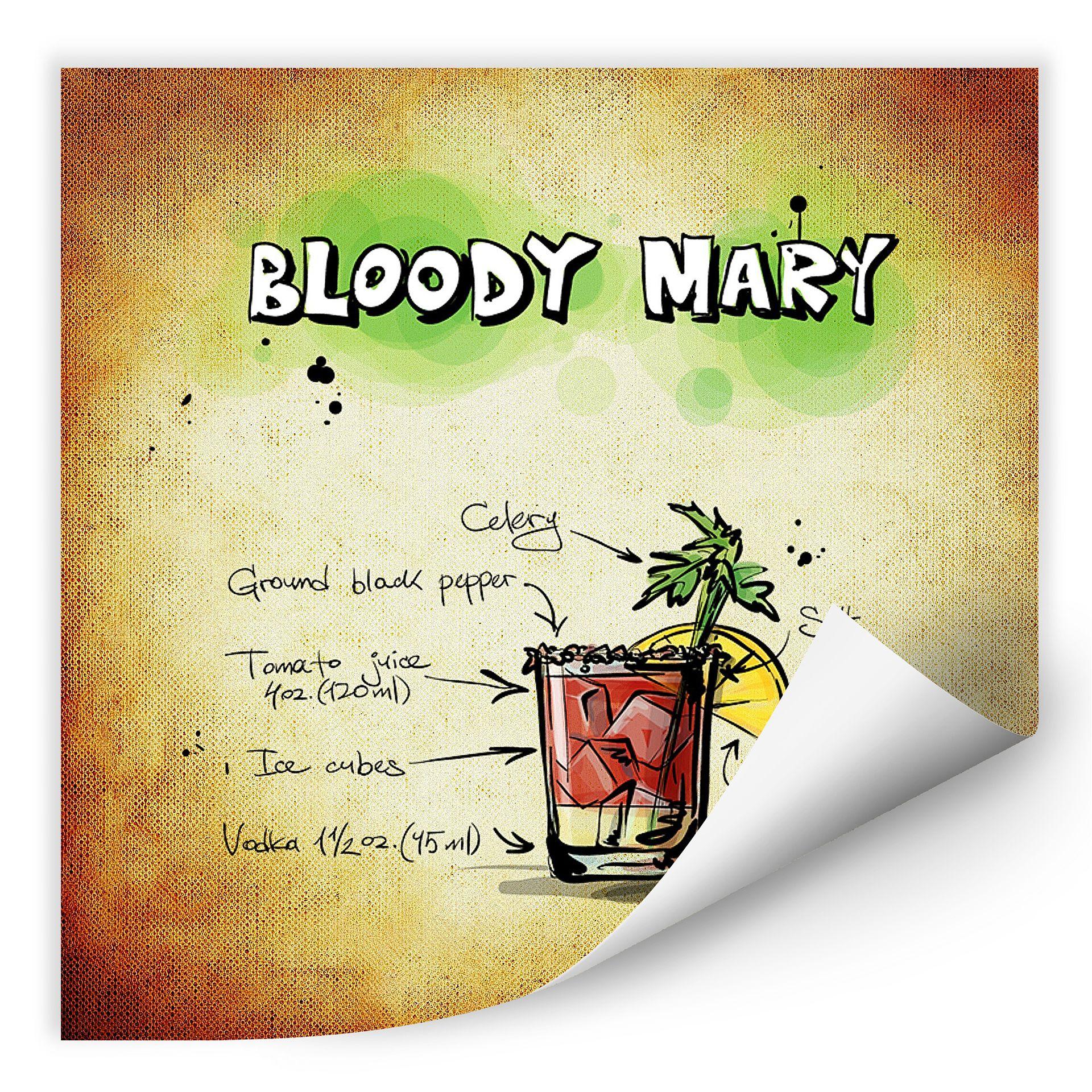 Zelfklevende Poster - Bloody Mary