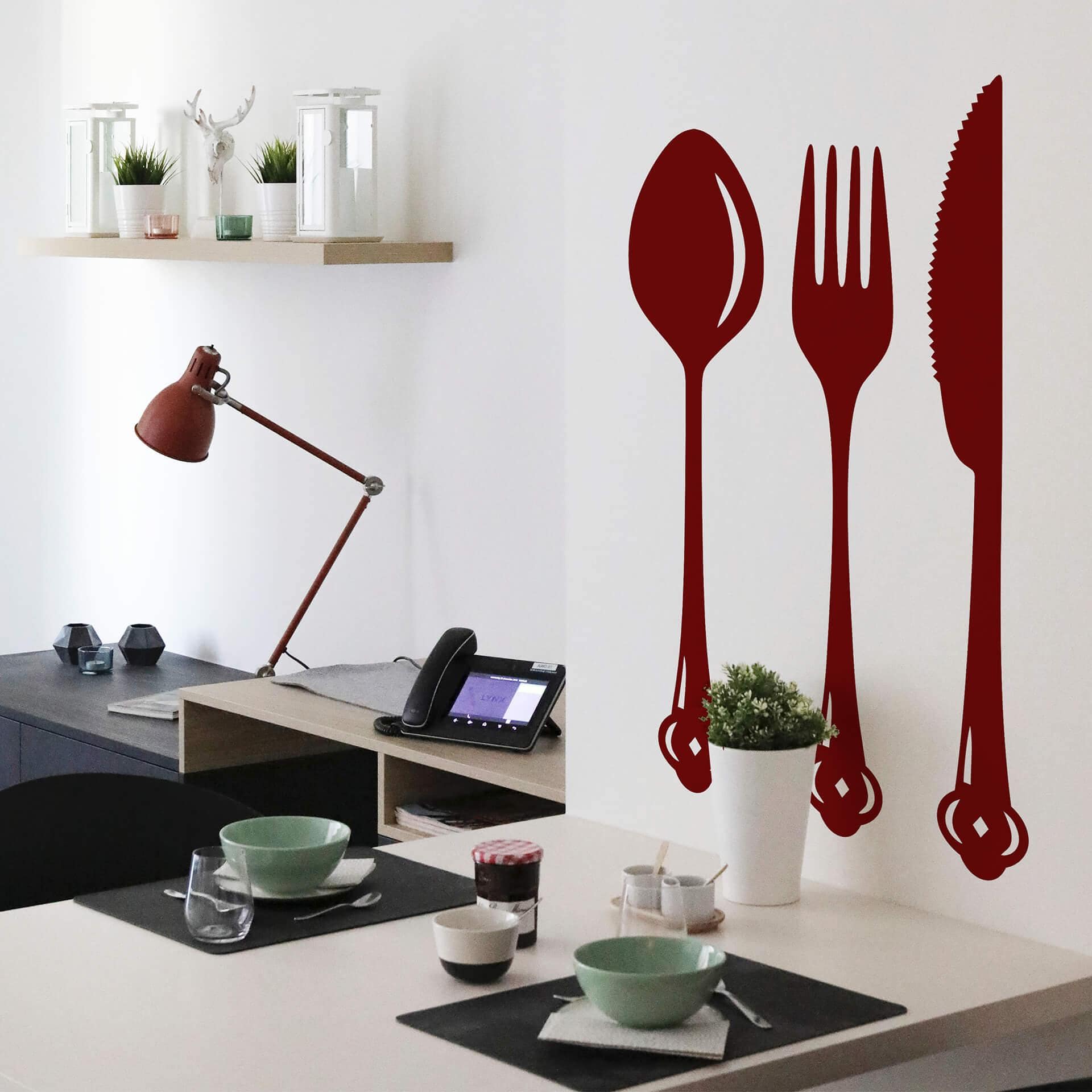 Bestik wallsticker