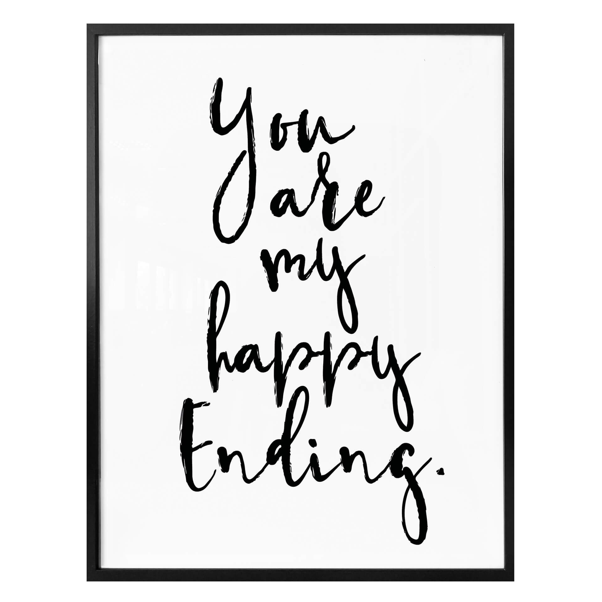 Plakat - You are my happy ending
