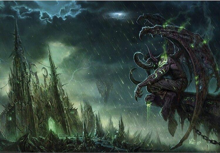 Gaming Poster World of Warcraft - Illidan Stormrage 91,5x61 cm