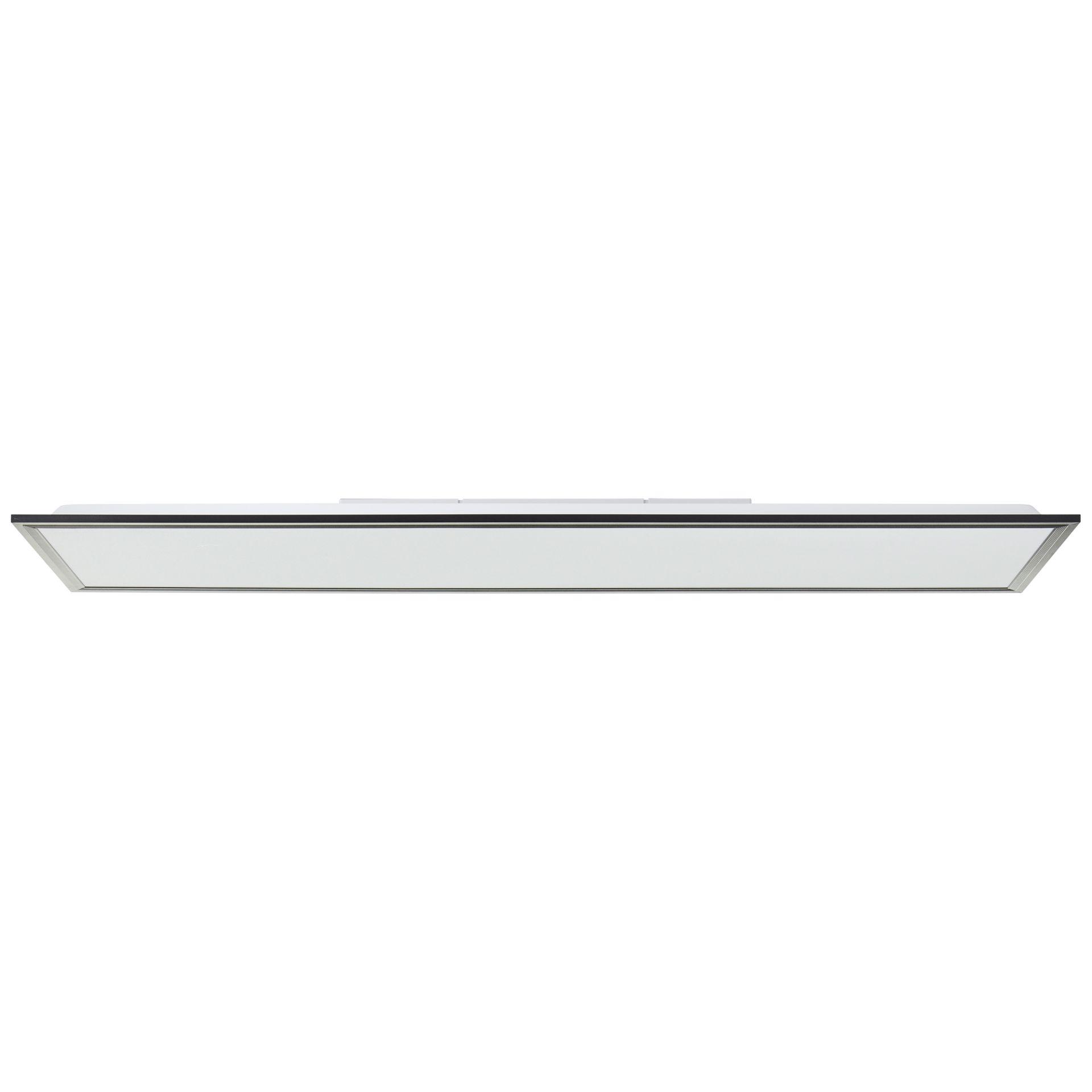 Deckenleuchte Clara, schwarz, 100 x 25 cm, Metall LED Deckenleuchte, dimmbar