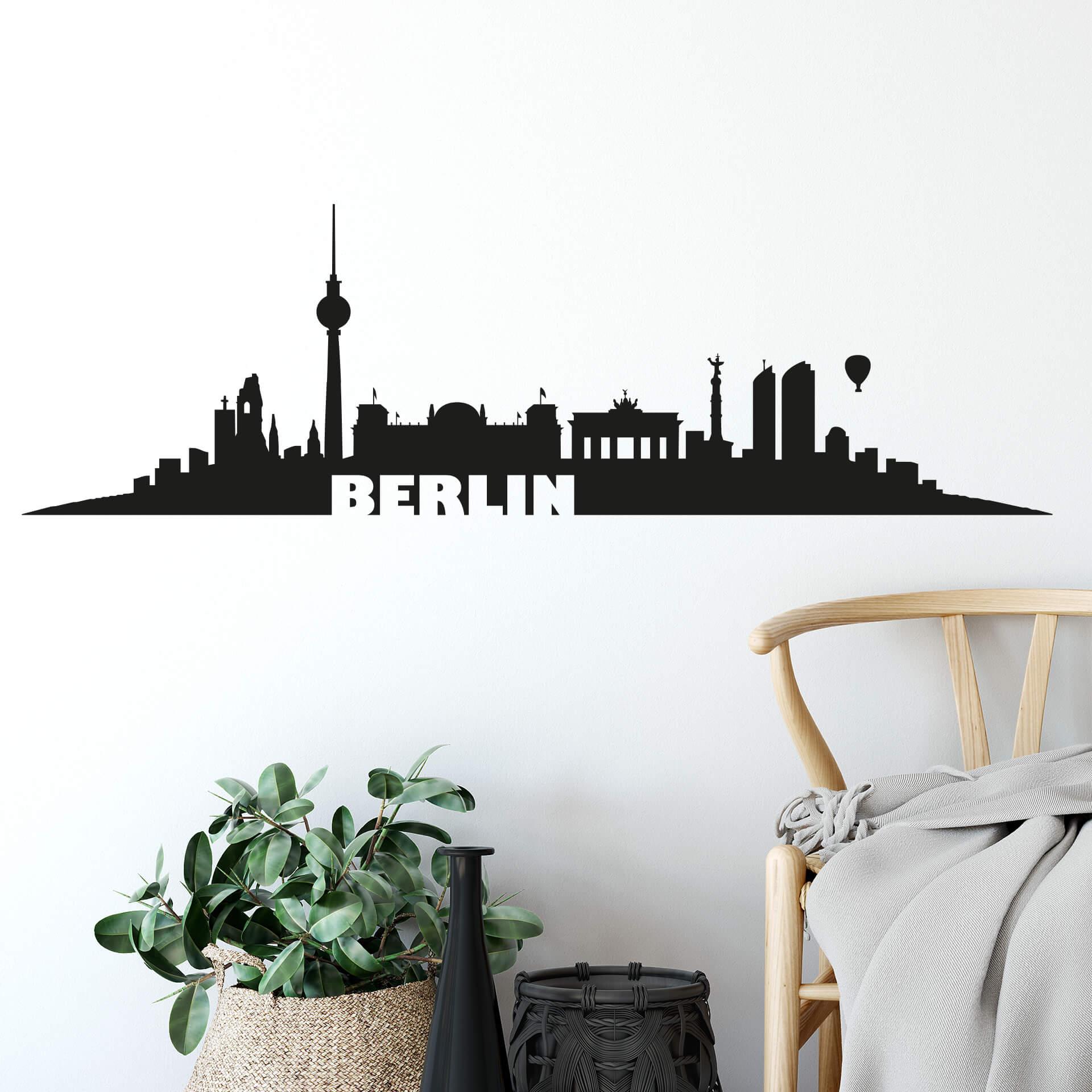 Wallsticker - Udsigt over Berlin
