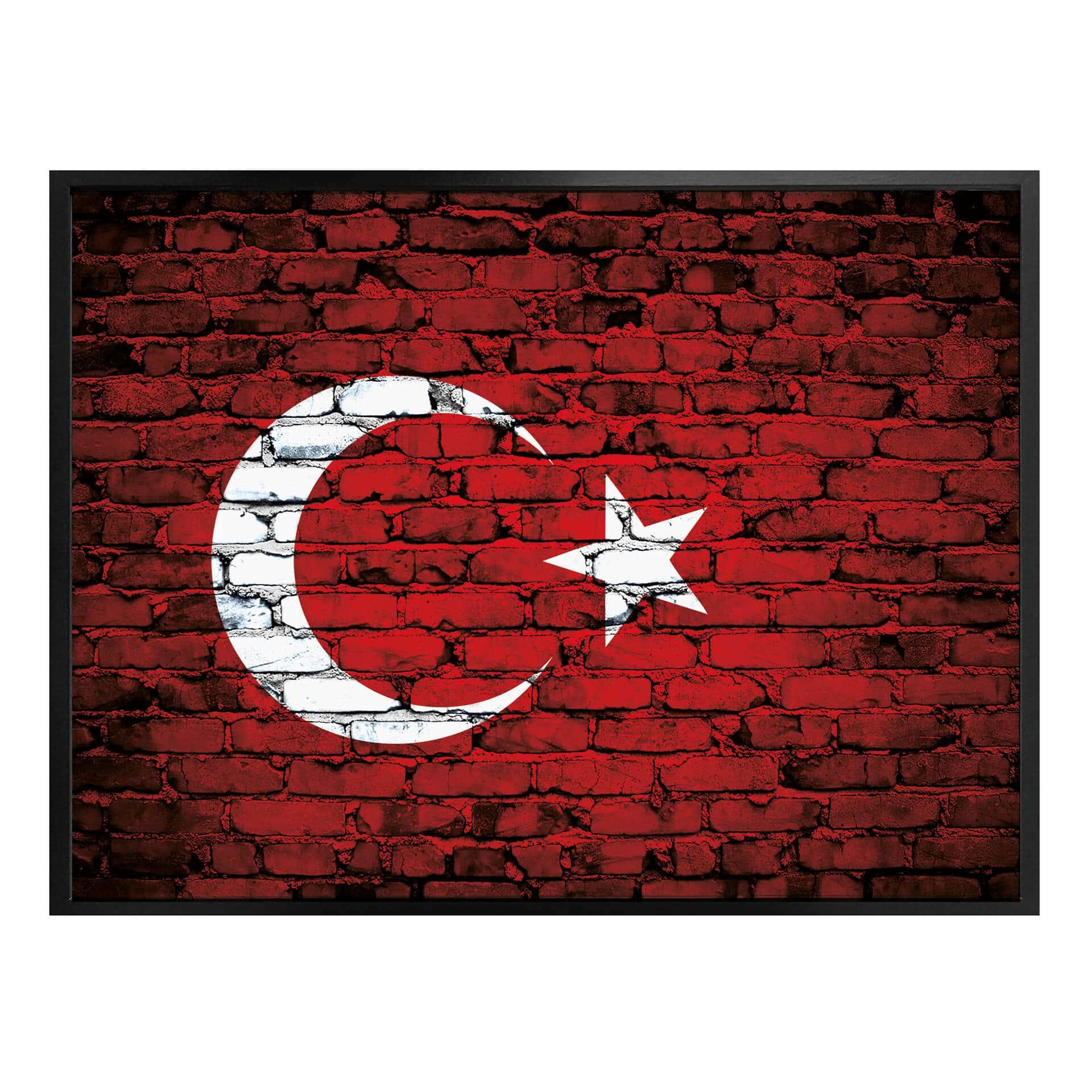 Póster Bandera de Turquía