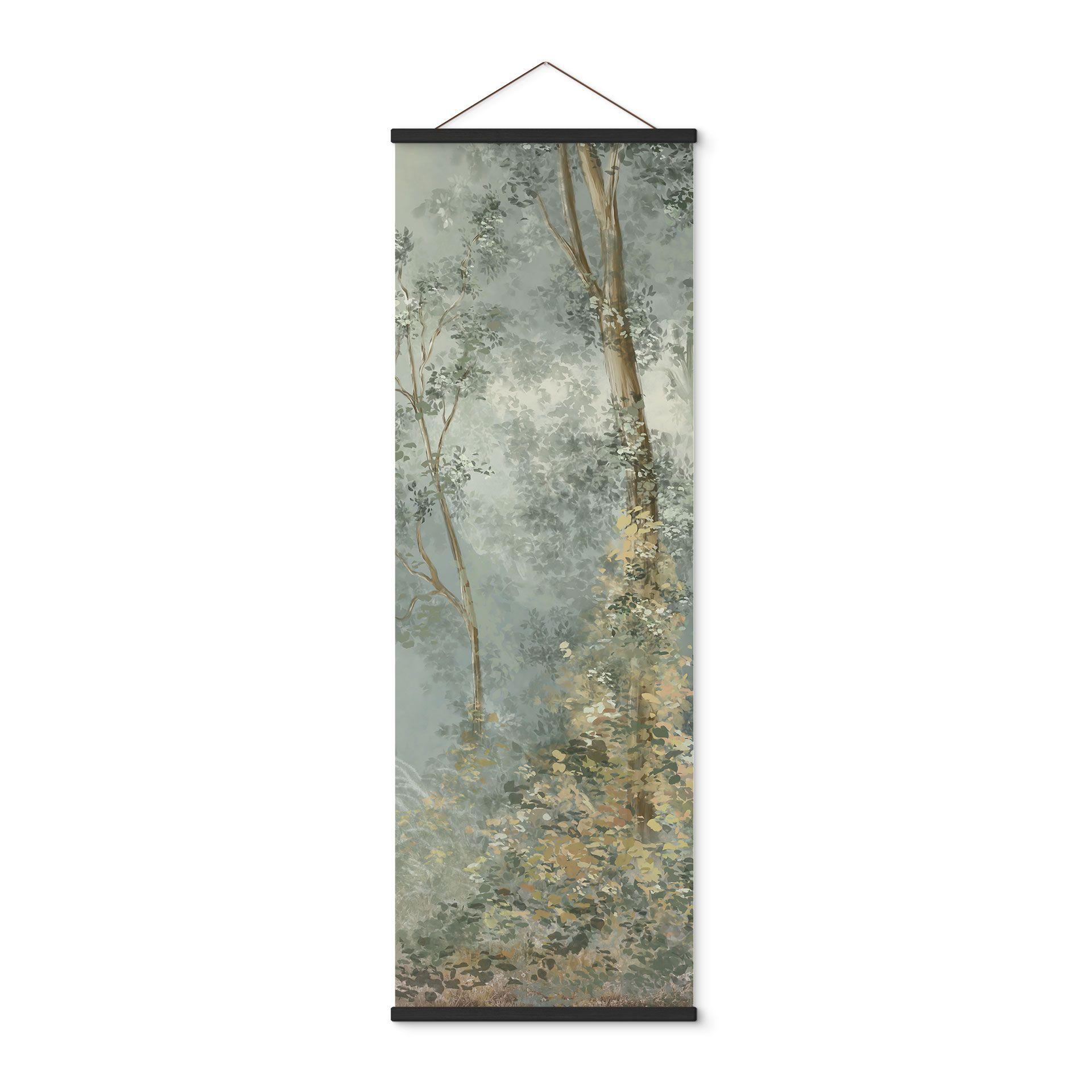 Textielposter Betoverd bos - Ms Tiff - Panorama