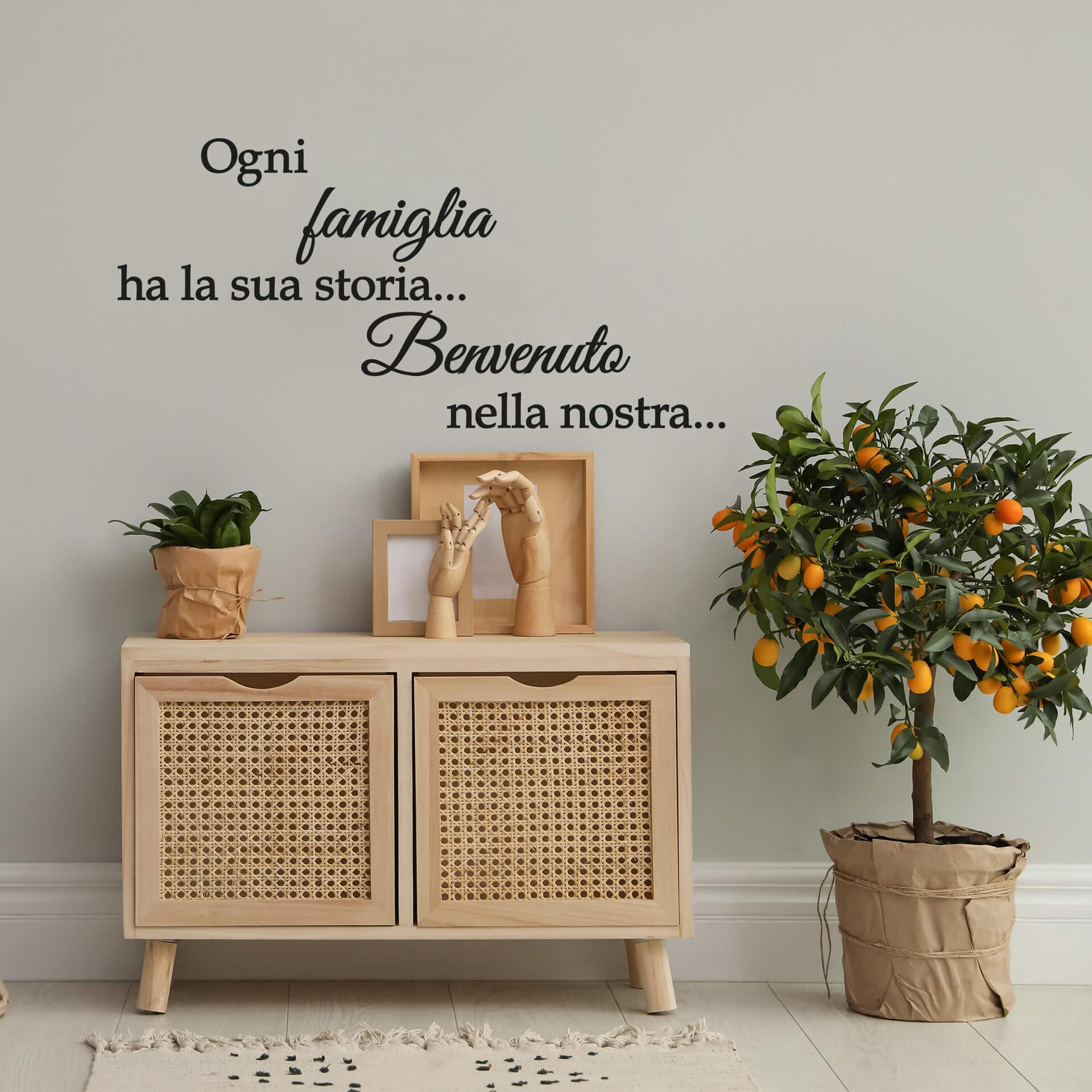 Sticker mural Ogni famiglia ha la sua storia