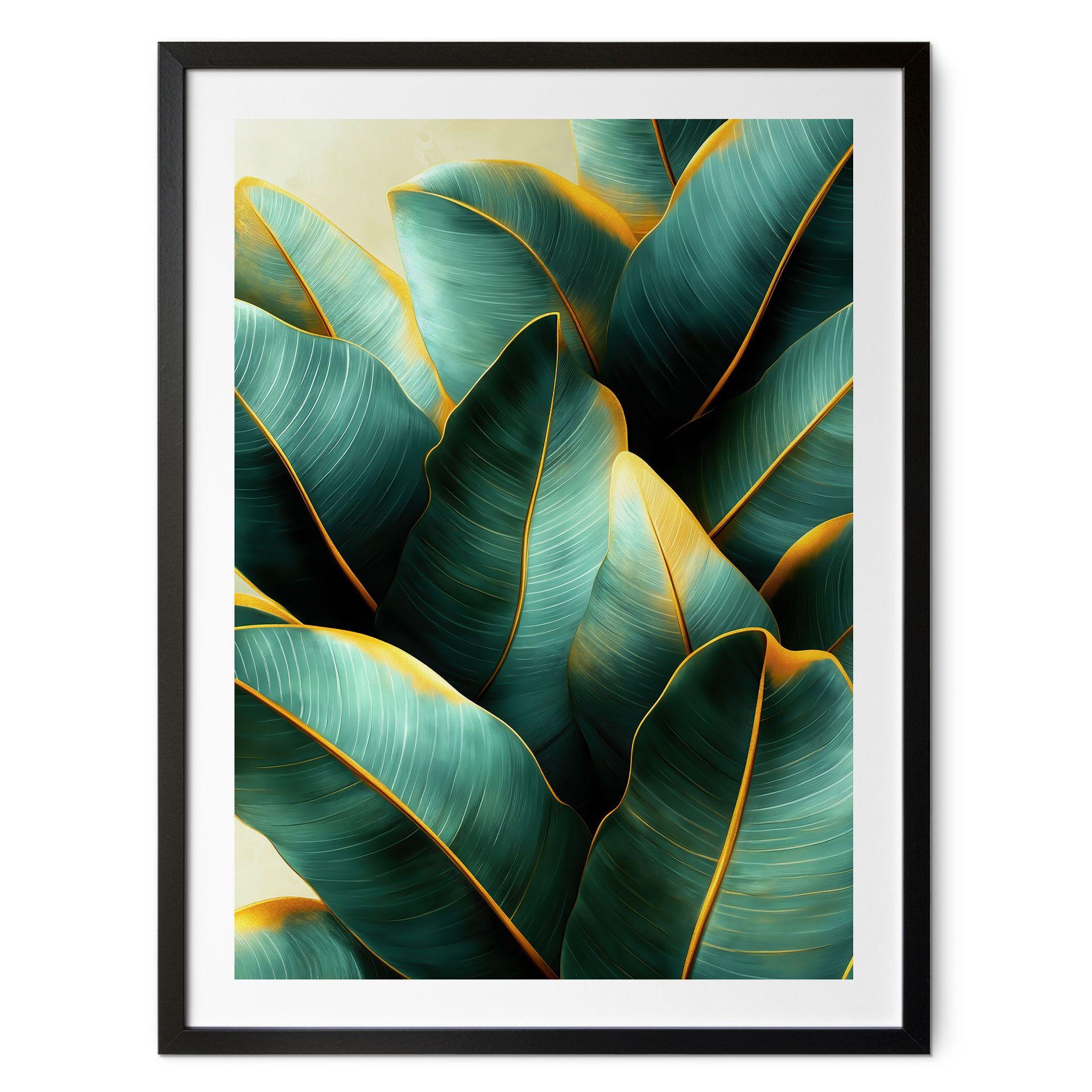 Plakat Eksotiske bananblade - Jaszke