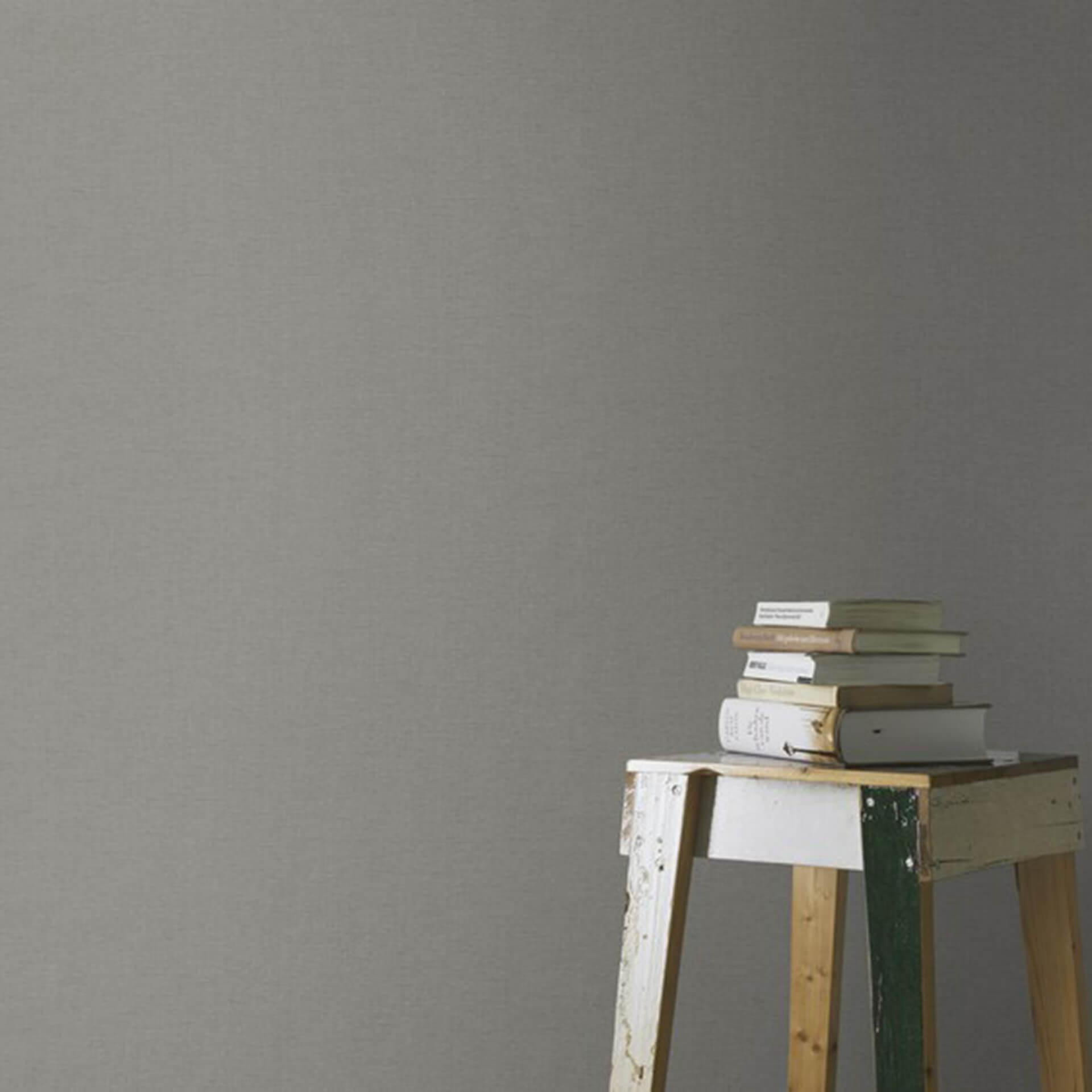 Rasch papier peint intissé, papier peint uni Salsa gris  