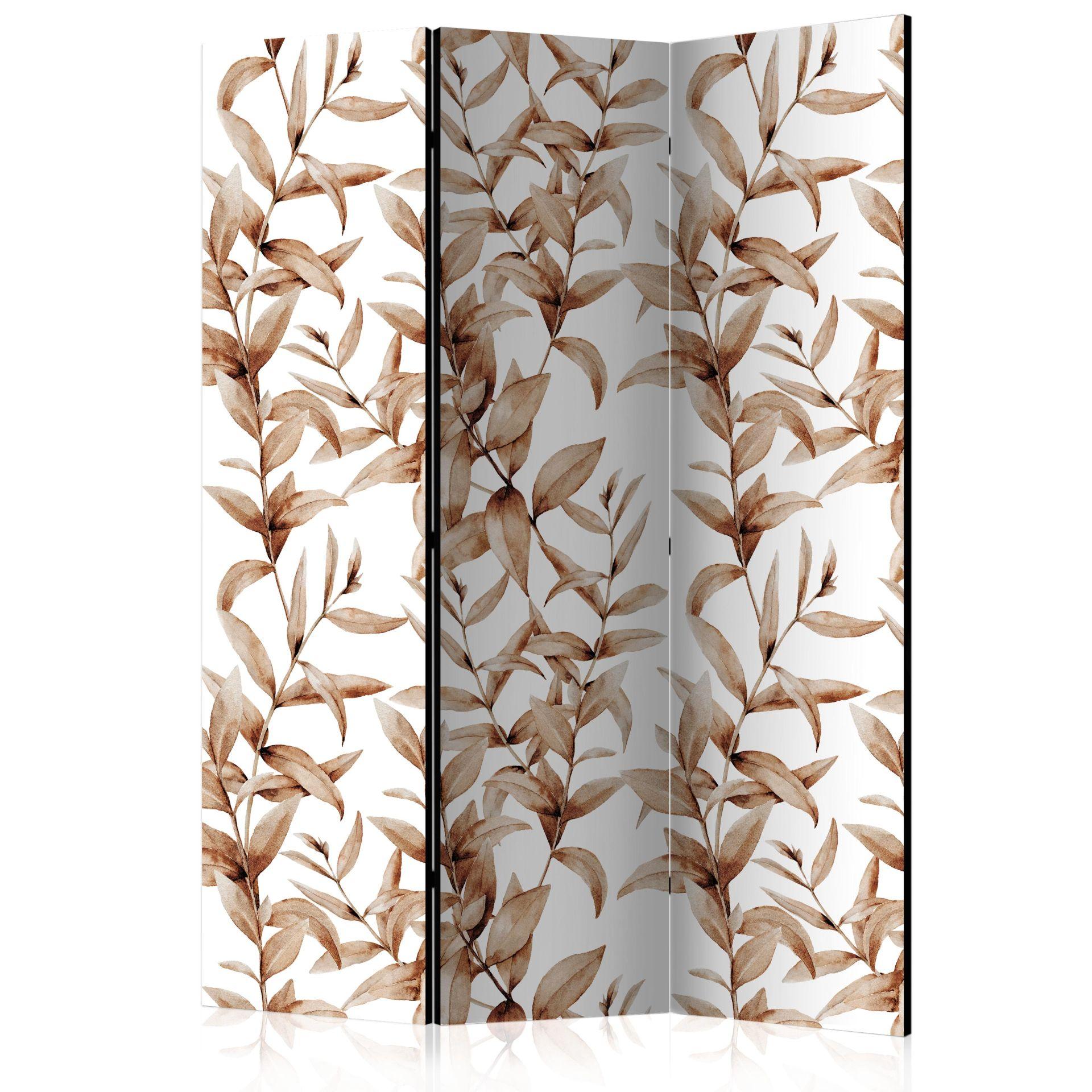 Rumdeler - Planter i sepia, 3-delt