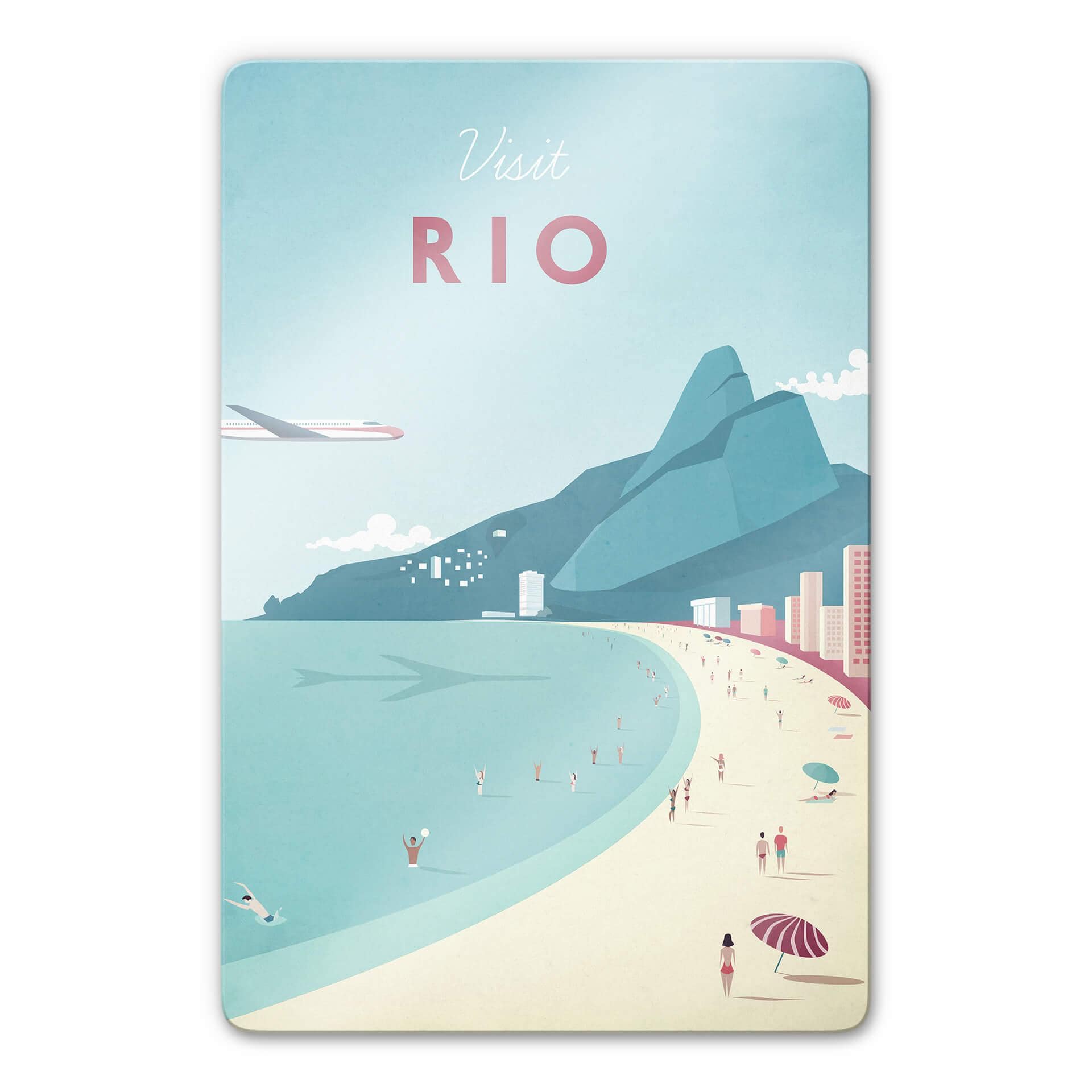 Tableau en verre Rivers - Rio de Janeiro