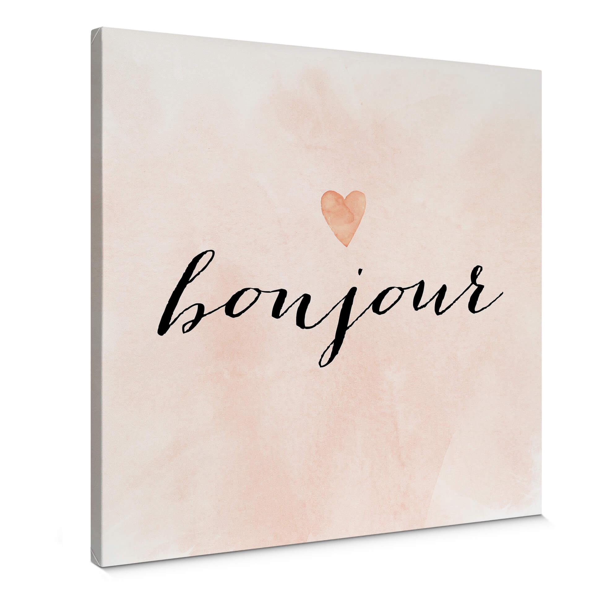 Lienzo Confetti & Cream - Bonjour