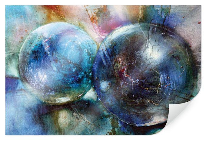 Poster Schmucker - Blauwe Modder